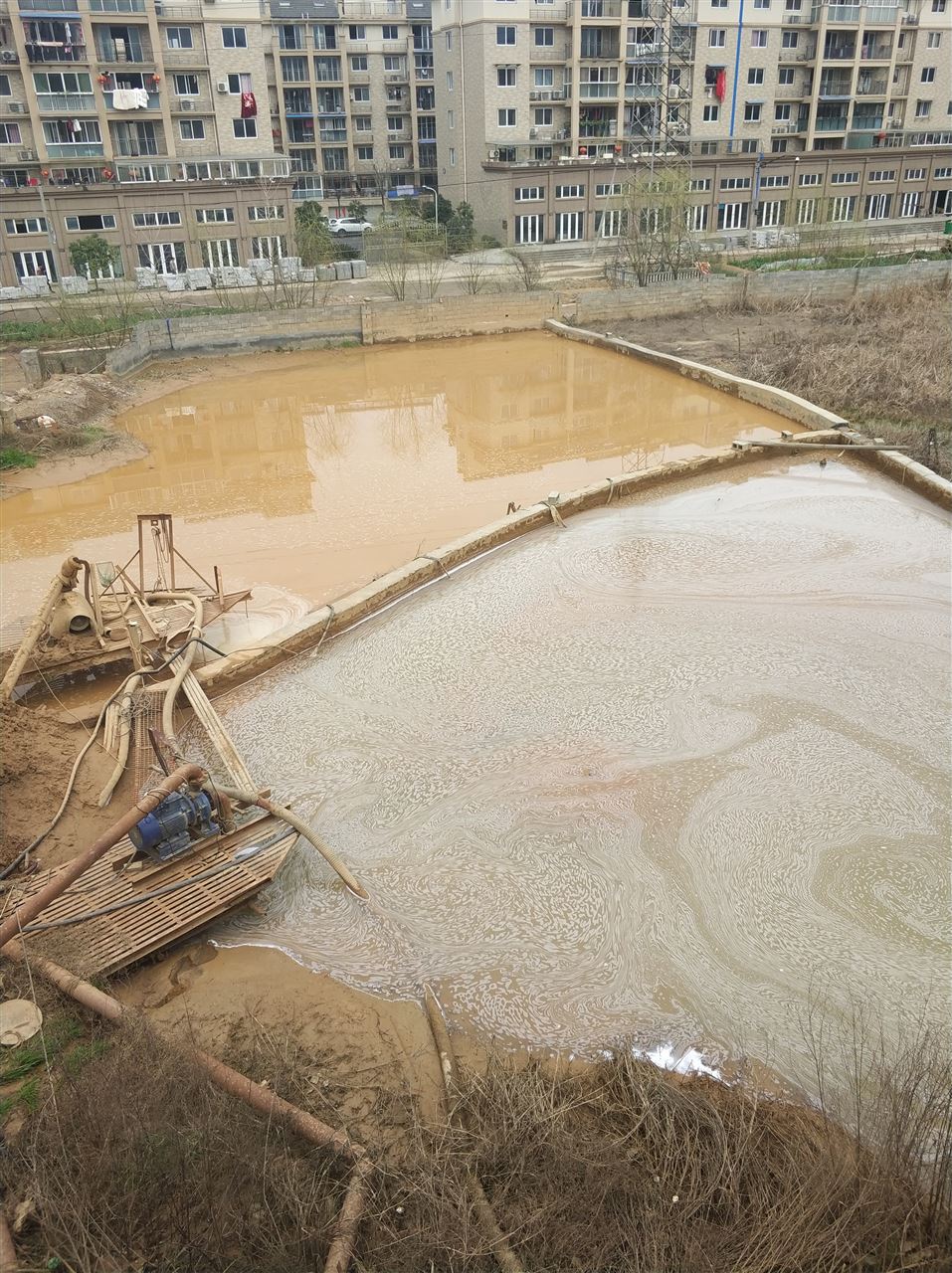 资中沉淀池淤泥清理-厂区废水池淤泥清淤